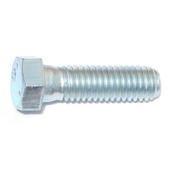 Midwest Fastener Grade 5, 7/16"-14 Hex Head Cap Screw, Zinc Plated Steel, 1-1/2 in L, 50 PK 00317 - main